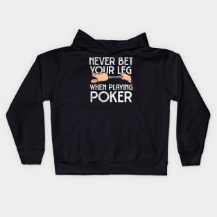 Leg Amputee Jokes Kids Hoodie